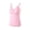 Pink, variant on Womens Built in Bra Nursing Tank Tops for Breastfeeding Maternity, Lace Trim V Neck Camisoles Sleeveless Cami Shirts