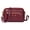 Red, variant on KXF Square PU Leather Shoulder Bag Women Chic Crossbody Bag Lady Handbag Trendy Satchel Purse Clutch