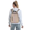 thumbnail image 7 of Fuzoiu Polka Dot Print Lightweight Daypack,Weekender Bag for Men and Women, Travel Backpack with Padded Straps for School, Travel & Work, 7 of 7