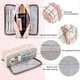 thumbnail image 3 of Estuche grande para lápices de gran capacidad, 3 compartimentos, bolsa de lona para lápices para adolescentes, niños, niñas y estudiantes de la escuela, 3 of 7