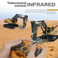 thumbnail image 3 of 1/24 6CH RC Excavator Toys Remote Control Engineering Car Electric Trucks, 3 of 10
