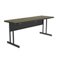 thumbnail image 2 of Correll WS2472-53 1.25 in. High Pressure Rectangular Top Computer & Training Tables, Colonial Hickory - 24 x 72 in., 2 of 4