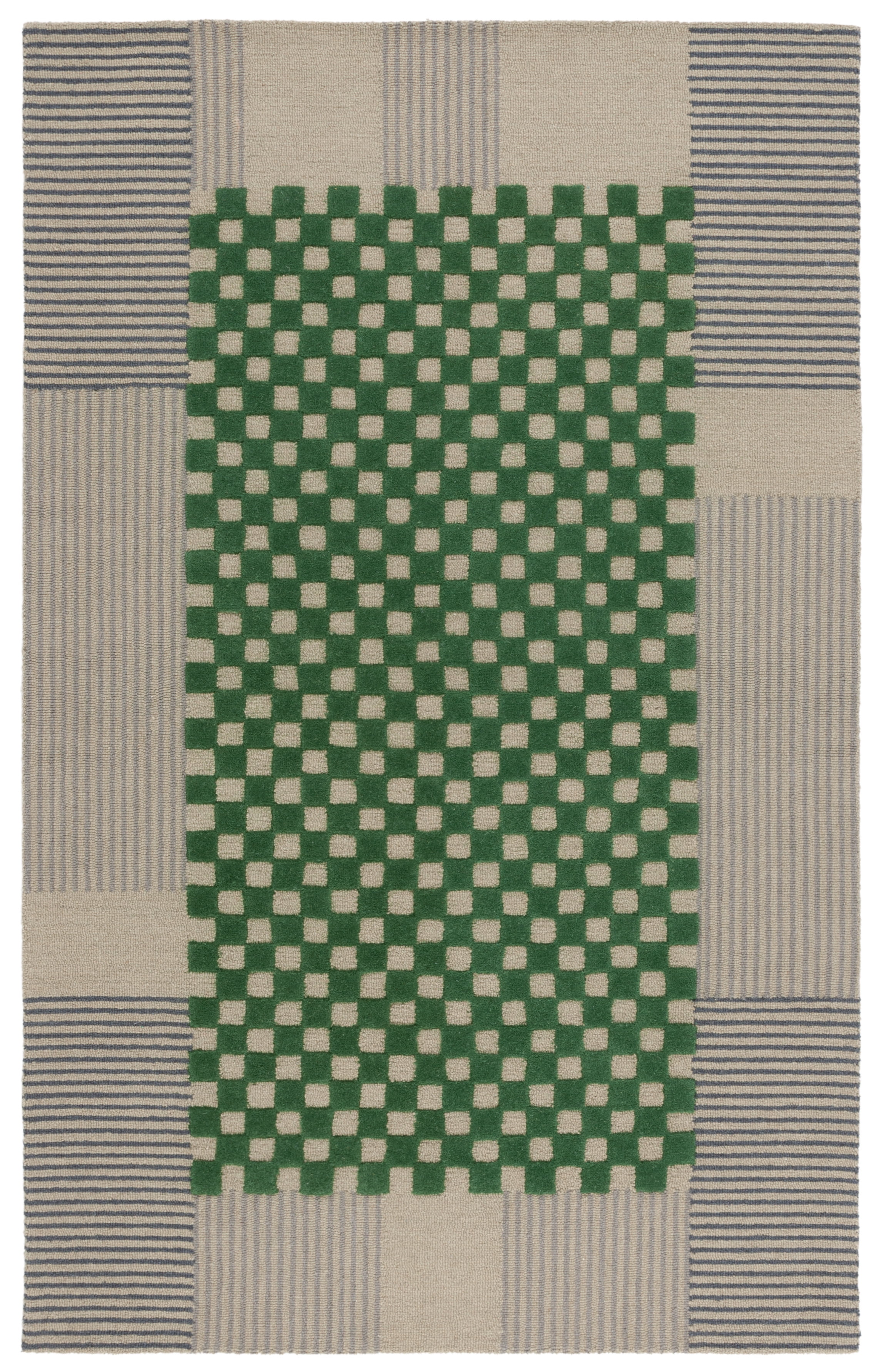 Safavieh Genre Nanette Geometric Area Rug, Gray/Green, 3' x 5'
