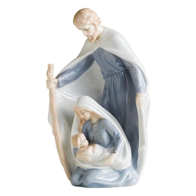 European Christianity , Statue Ceramic Decorative Small Ornaments Desktop Decorations - Type D