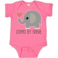 thumbnail image 3 of Inktastic Loved by Nana Grandchild Elephant Boys or Girls Baby Bodysuit, 3 of 5