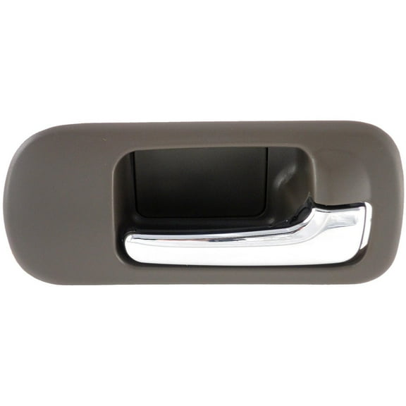 Dorman 82203 Front Passenger Side Interior Door Handle for Specific Honda Models, Chrome Lever; Brown Housing