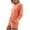 Orange, variant on Enjoytime Lounge Sets for Women Solid Color Crewneck Long Sleeve Tops with Shorts 2 Piece Outfits Casual Comfy Loungewear