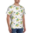 thumbnail image 5 of Rocae Dinosaur on Excavator for Men's Moisture-Wicking Crew Tee - T-Shirt for Sports, Outdoor Activities, and Casual WearLarge, 5 of 9