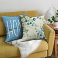 thumbnail image 4 of Spring Pillow Covers 18x18 Set of 4 Floral Home Sweet Home Bless This Home Blue Throw Pillows Decorative Pillow Cases Summer Seasonal Farmhouse Decorations for Home Sofa Couch, 4 of 6