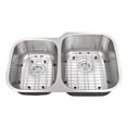 thumbnail image 1 of Undermount 32 in. 40/60 Bowl 16 Ga. Stainless Steel Kitchen Sink, 1 of 3