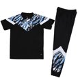 thumbnail image 2 of Fashion Classic Football Jerseys Suit Short Sleeve Trousers Sport Running Training Wear Soccer Uniforms Set For Men And Women, 2 of 3