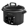 thumbnail image 5 of Gourmia Programmable Slow Cooker 4.5 Qt with Digital Controls and Auto Keep Warm, Black, 5 of 8