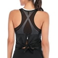 thumbnail image 3 of 1/2/3 Pack Fitness Yoga Shirts for Women Workout Tops Racerback Athletic Tank Tops Gym Exercise Vest, 3 of 8