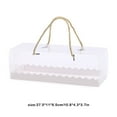 thumbnail image 1 of 10 Pieces Transparent Cake Packaging Cakes Holder with 10 Pieces Portable Box PET Dessert Rectangle Shape Holder Paper Cupcake Case Decorating Tool, 1 of 8