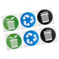 thumbnail image 5 of 60Pcs/Set Circular Garbage Collection Identification Recycle Decal Dustbin Sticker, 5 of 5