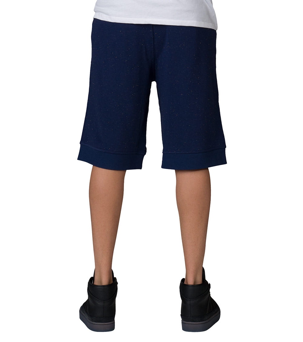 Air Jordan Retro 4 Men s Speckled Basketball Shorts Navy Blue Gold 748385 410 Walmart