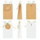 thumbnail image 1 of 50 cajas de regalo de papel kraft con cuerda, estilo retro, para dulces y galletas, ideales para bodas y cumpleaños., 1 of 3