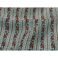 thumbnail image 4 of oneOone Viscose Jersey Fabric Leaves & Floral Block Print Sewing Fabric BTY 60 Inch Wide, 4 of 5