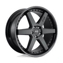 Niche M192 Altair 20X9 5X112 38Et 66.56Cb Gloss Black Matte Black Wheel