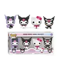 thumbnail image 4 of Sanrio Funko POP Kuromi figuras POP modelo juguetes para niñas regalo de cumpleaños para niños modelo de colección regalos de decoración, 4 piezas por juego, 4 of 4