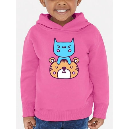 

Cute Cat And Tiger Friends Hoodie Toddler -Image by Shutterstock 2 Toddler