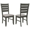 thumbnail image 5 of Nmkwnr 2 Pack Wood Frame Side Chair Upholstered Seat Dining Chair for Office, Dining Room, Living Room, 5 of 9