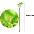 thumbnail image 2 of 20 piezas de ramos de flores artificiales de tacto real de color verde, flores artificiales de seda para novia, boda, decoración del hogar, 2 of 5