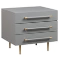 thumbnail image 1 of Trident Grey Acacia Wood Nightstand, 1 of 10