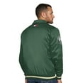 thumbnail image 3 of Men's Tommy Jeans Hunter Green Milwaukee Bucks Jacob Chain Stitch Applique Full-Snap Varsity Jacket, 3 of 3