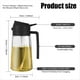 thumbnail image 2 of Dispensador de Aceite de Vidrio 2 en 1, Apto para Cocina y Accesorios de Freidora de Aire, de Tipo Pulsador, Sin Aceite., 2 of 5