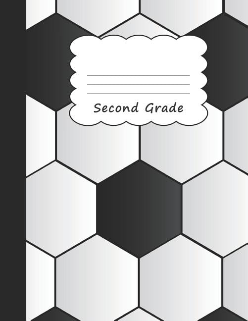 Second Grade Soccer (Football) Large Blank Primary Handwriting Learn