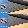 thumbnail image 3 of Non-Slip Rug Pads 7 x 10ft, 100% Waterproof Extra Large Area Rugs Non Skid Rug Pad for All Floors and Finishes Durable Hardwood Floor Protective Felt Keeps Rugs in Place, Safe and Secure, 3 of 8
