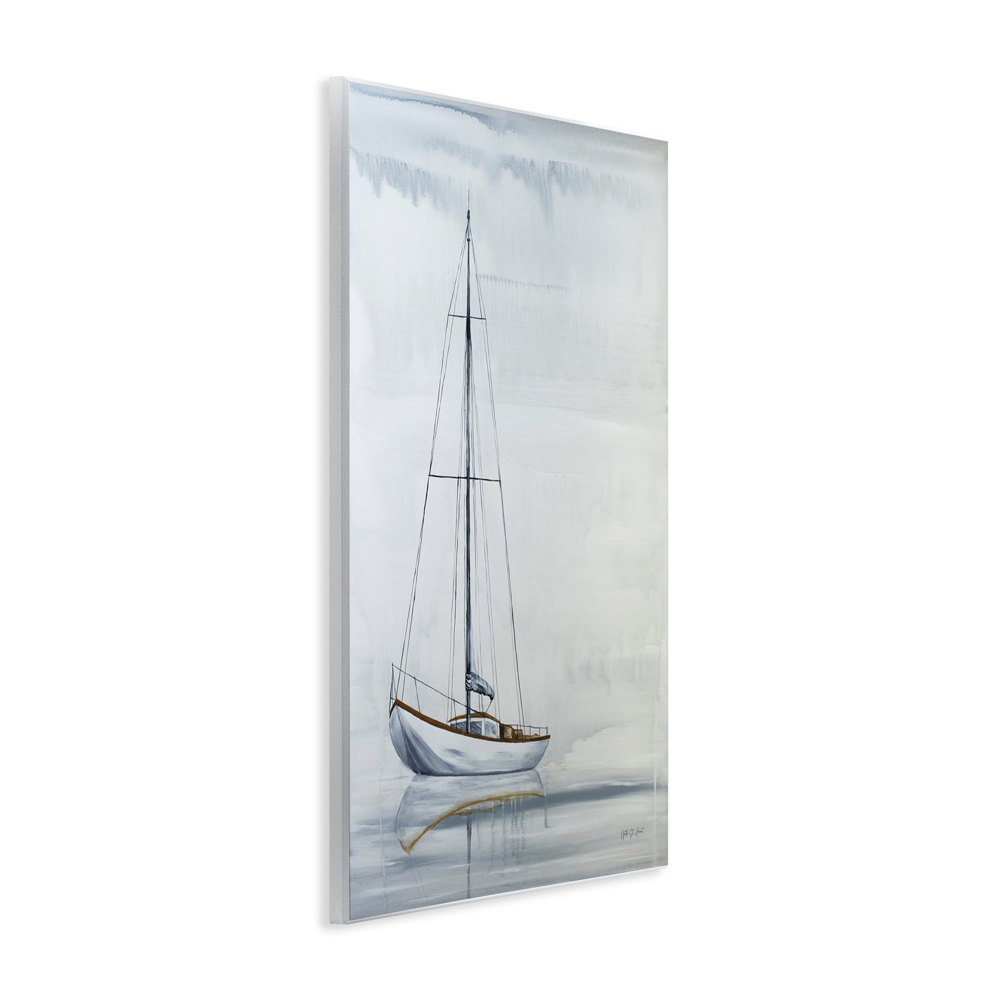 Stupell Industries Sail The Horizon Transportation Painting Unframed Art Print Wall Art, 10 x 15