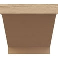 thumbnail image 2 of 12"W x 12"D x 12"H Wide Burlington Rough Cedar Woodgrain TimberThane Corbel, Primed Tan, 2 of 6