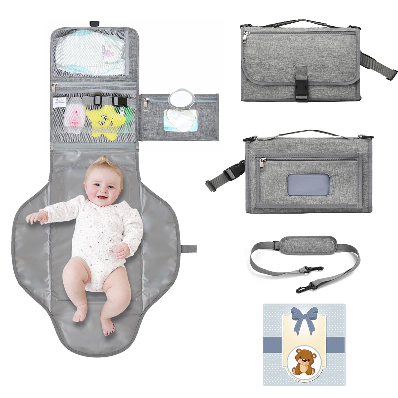 Lanney Portable Changing Pad with Shoulder Strap photo 1