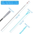 thumbnail image 2 of Drain Clog Remover Tool 0.9m Stainless Steel Clog Remover & 3pcs PP Clog Remover Blue, 2 of 6