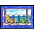 thumbnail image 1 of 24 x 36 In. Adirondack Chairs Blue Indoor or Outdoor Mat, 1 of 1