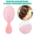 thumbnail image 3 of Unique Bargains 1 Pcs Pocket Detangle Brush Barber Brush Tools for Men and Women Styling Comb for Curly Hair Pink, 3 of 6