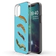 thumbnail image 1 of TalkingCase Slim Phone Case Compatible for Apple iPhone 12, 12 Pro, Caterpillar skyblue Print, Lightweight,Flexible,Soft, USA, 1 of 7
