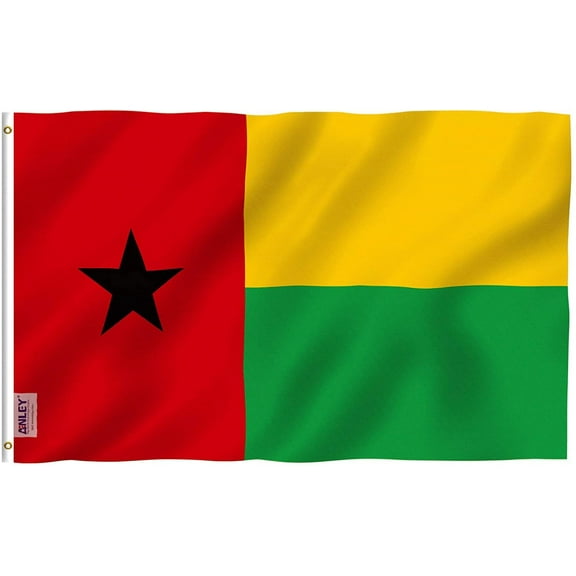 ANLEY 3 ft x 5 ft Guinea-Bissau flag - Bissau-Guinean Flags Polyester