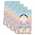thumbnail image 2 of Easter Kitchen Towels Set of 4, Colorful Wooden Grain Easter Bunny Eggs Farmhouse Flower Absorbent Dish Towels for Kitchen, Microfiber Hand Towel, Quick Drying Tea Towel for Cleaning Dishcloths, 2 of 7