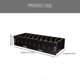 thumbnail image 3 of Office Desktop Storage Boxes Wooden Rectangular Desk Organizer Black for Storage 2Set, 3 of 4