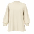 thumbnail image 1 of Blusa George para Mujer, Manga 3/4 Beige Talla M, 1 of 4
