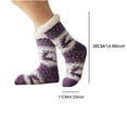 thumbnail image 3 of Fewfanhot Women's Cute Christmas Socks & Winter Thick Socks - Cozy Knit Holiday Designs with Non-Skid Soles for Home Celebrations and Gift Exchanges, 3 of 9