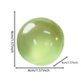 thumbnail image 4 of Bisitoy Green Grape Jade Beads Squeeze Toys 1Pc Soft Ball Design Fidget Toy for Travel Carry (Green), 4 of 7