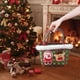 thumbnail image 5 of Cesta de bambú navideña vacía de hengsof, cesta redonda con cinturón rojo de Papá Noel, cesta de almacenamiento de Papá Noel, cestas de regalo navideñas, papel de regalo, cestas decorativas de bambú, 5 of 6