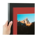 thumbnail image 4 of ArtToFrames Collage Photo Picture Frame with 1 - 16x20" Openings, Framed in Black with Deep Red and Black Mats (CDM-3926-1492), 4 of 8