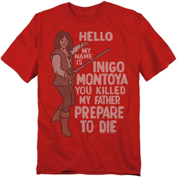 Princess Bride T-Shirt Hello My Name Is Unisex Graphic Tee for Men & Women