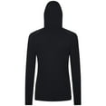 thumbnail image 3 of Women's Levelwear Black San Francisco Giants Raven Insignia 2.0 Quarter-Zip Jacket, 3 of 3