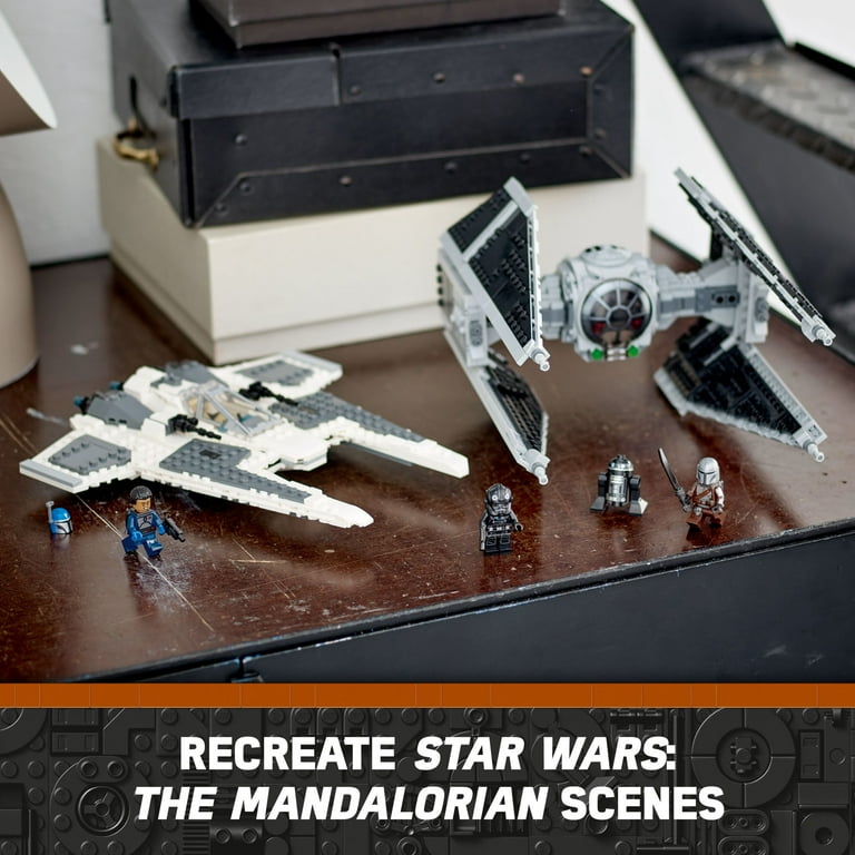 At Dirty ブラックレザージャケット ATD BOLD ENGINE 2 LEGO 75348 Mandalorian Fang Fighter VS TIE Interceptor
